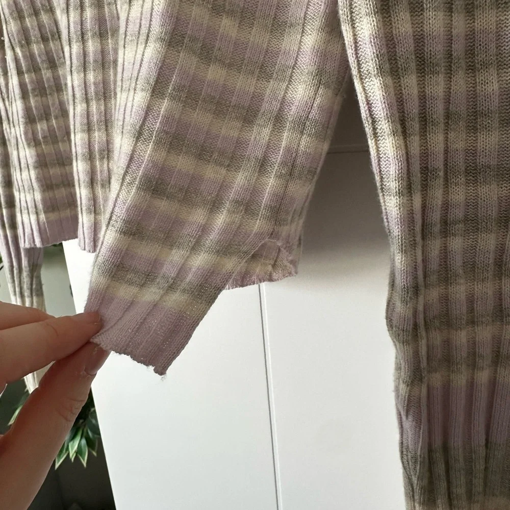 BABATON lilac striped knit sweater - Picture 4 of 4